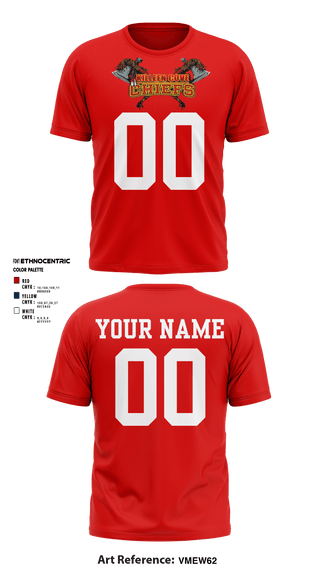 Short Sleeve Performance Shirt, Copperas Chiefs, Football, Teamtime, Team time, sublimation, custom sports apparel, team uniforms, spirit wear, spiritwear, sports uniforms, custom shirts, team store, custom team store, fundraiser sports, apparel fundraiser