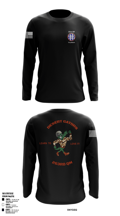 263rd QM 2065282 Long Sleeve Performance Shirt - 49