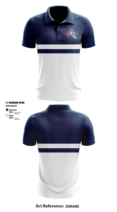Indiana Math & Science Academy North High School 44587398 Short Sleeve Performance Polo - 2