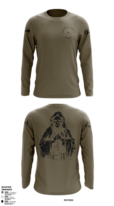 Death's Touch Tex 51753368 Long Sleeve Performance Shirt - 15