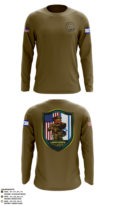 13th Missile Defense Battery 67217504 Long Sleeve Performance Shirt - 5
