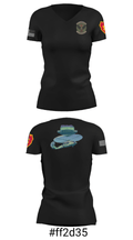 C CO 3-25 Dustoff 93146032 Women's Short Sleeve V-neck Shirt - 19