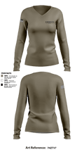 DC metropolitan police 40878444 Women's Long Sleeve V-neck Shirt - 1