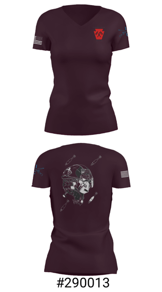 Women's Short Sleeve Vneck Shirt, , National Guard, Teamtime, Team time, sublimation, custom sports apparel, team uniforms, spirit wear, spiritwear, sports uniforms, custom shirts, team store, custom team store, fundraiser sports, apparel fundraiser