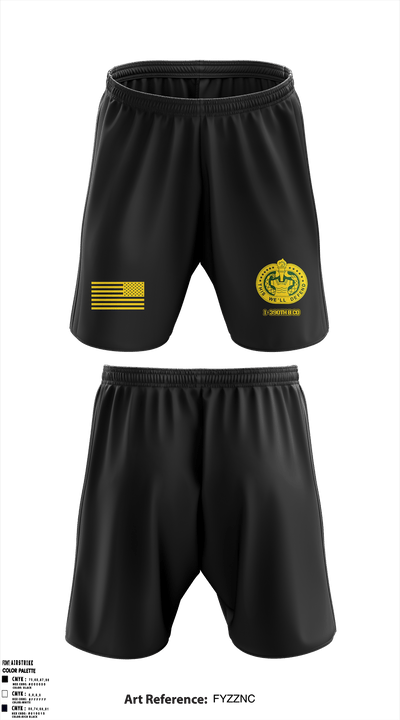 1-390TH B CO. 88866436 Athletic Shorts With Pockets - 2