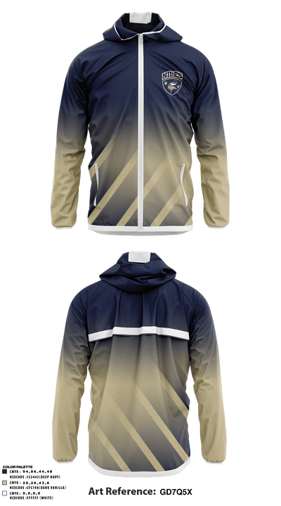 Niles High School Soccer 54999078 Windbreaker - 1