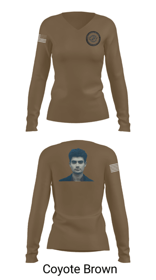 Women's Long Sleeve Vneck Shirt, , Marines, Teamtime, Team time, sublimation, custom sports apparel, team uniforms, spirit wear, spiritwear, sports uniforms, custom shirts, team store, custom team store, fundraiser sports, apparel fundraiser
