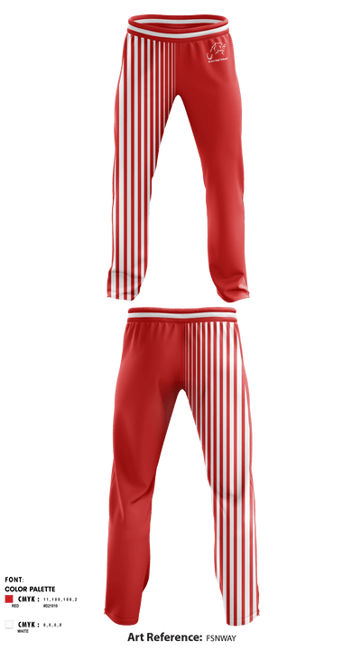 Grace High School Volleyball 18103042 Sweatpants - 1