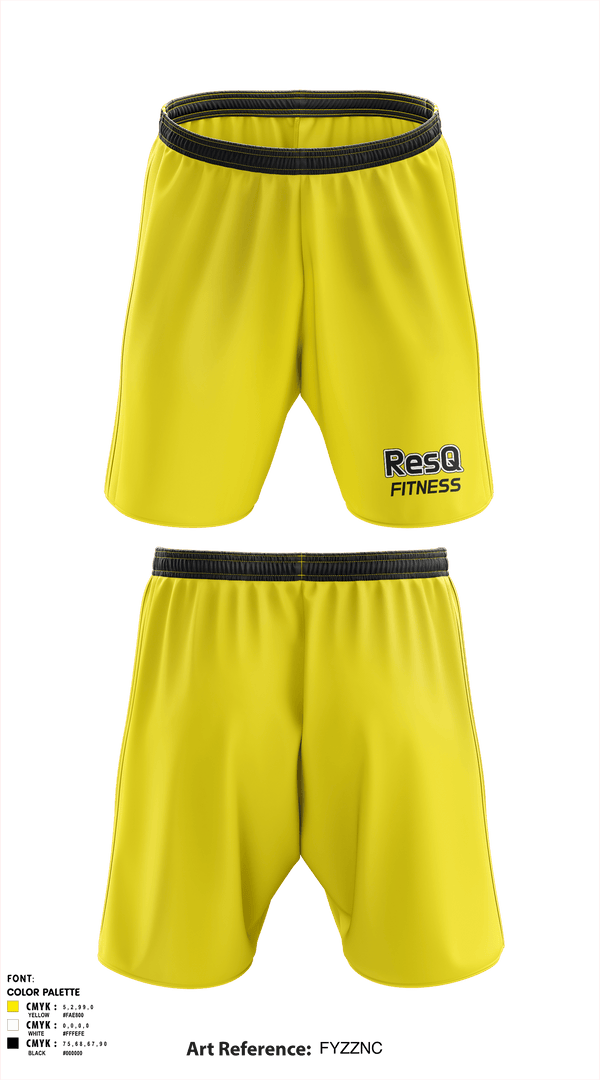 Athletic Shorts With Pockets, ResQ Fitness, , Teamtime, Team time, sublimation, custom sports apparel, team uniforms, spirit wear, spiritwear, sports uniforms, custom shirts, team store, custom team store, fundraiser sports, apparel fundraiser
