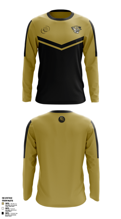 Excelsior Springs Middle School 95215486 Long Sleeve Performance Shirt - 1