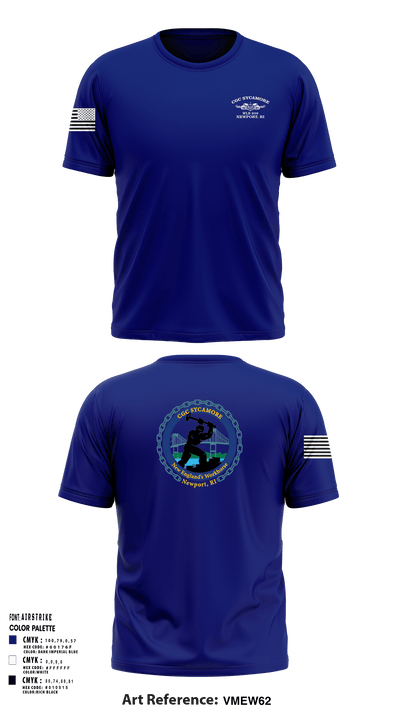 USCGC Sycamore 30451844 Short Sleeve Performance Shirt - 1