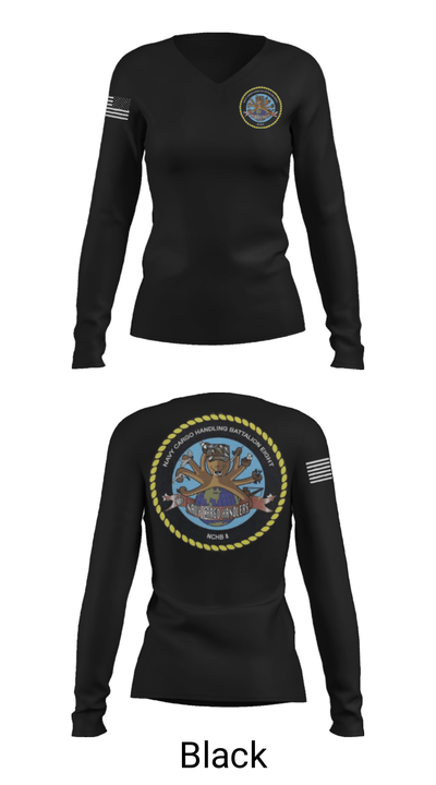NCHB-8 12984282 Women's Long Sleeve V-neck Shirt - 39