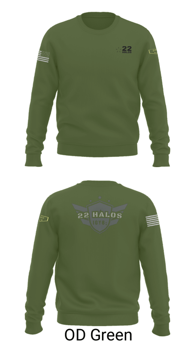 22 Halos 54349080 Crew Neck Sweatshirt - 10