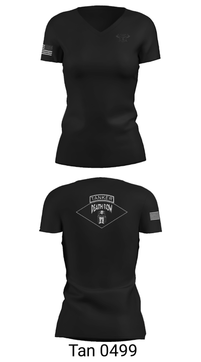 2ND PLT B CO 1-67AR 75629635 Women's Short Sleeve V-neck Shirt - 23