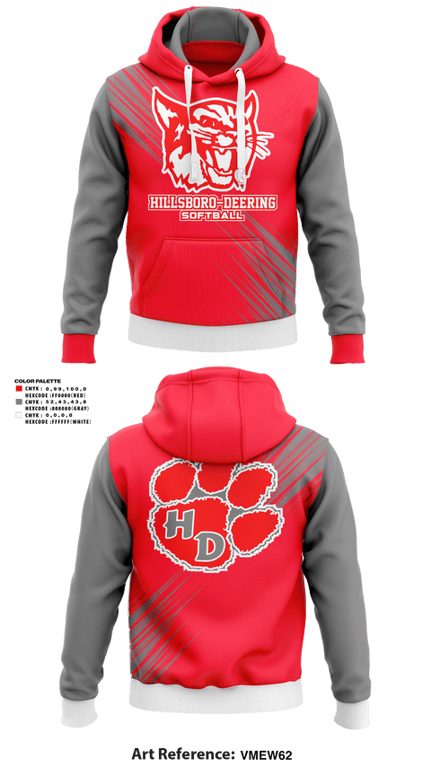 Hoodie, Hillsboro-Deering High School Softball, Softball, Teamtime, Team time, sublimation, custom sports apparel, team uniforms, spirit wear, spiritwear, sports uniforms, custom shirts, team store, custom team store, fundraiser sports, apparel fundraiser