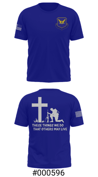 Short Sleeve Performance Shirt, , Air Force, Teamtime, Team time, sublimation, custom sports apparel, team uniforms, spirit wear, spiritwear, sports uniforms, custom shirts, team store, custom team store, fundraiser sports, apparel fundraiser