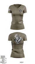 United Nations Command Security Battalion 98091835 Women's Short Sleeve V-neck Shirt - 50