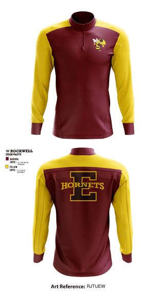 Quarter Zip Jacket, Enumclaw High School, Spirit Store, Teamtime, Team time, sublimation, custom sports apparel, team uniforms, spirit wear, spiritwear, sports uniforms, custom shirts, team store, custom team store, fundraiser sports, apparel fundraiser