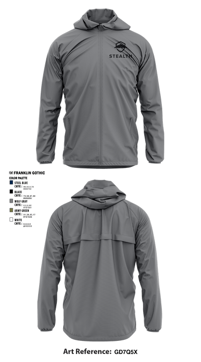 Stealth customs 84323734 Windbreaker - 4