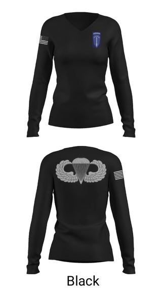Women's Long Sleeve Vneck Shirt, , Army, Teamtime, Team time, sublimation, custom sports apparel, team uniforms, spirit wear, spiritwear, sports uniforms, custom shirts, team store, custom team store, fundraiser sports, apparel fundraiser