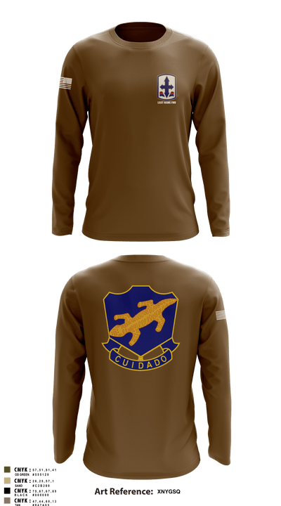 1-158th IN 91040606 Long Sleeve Performance Shirt - 5