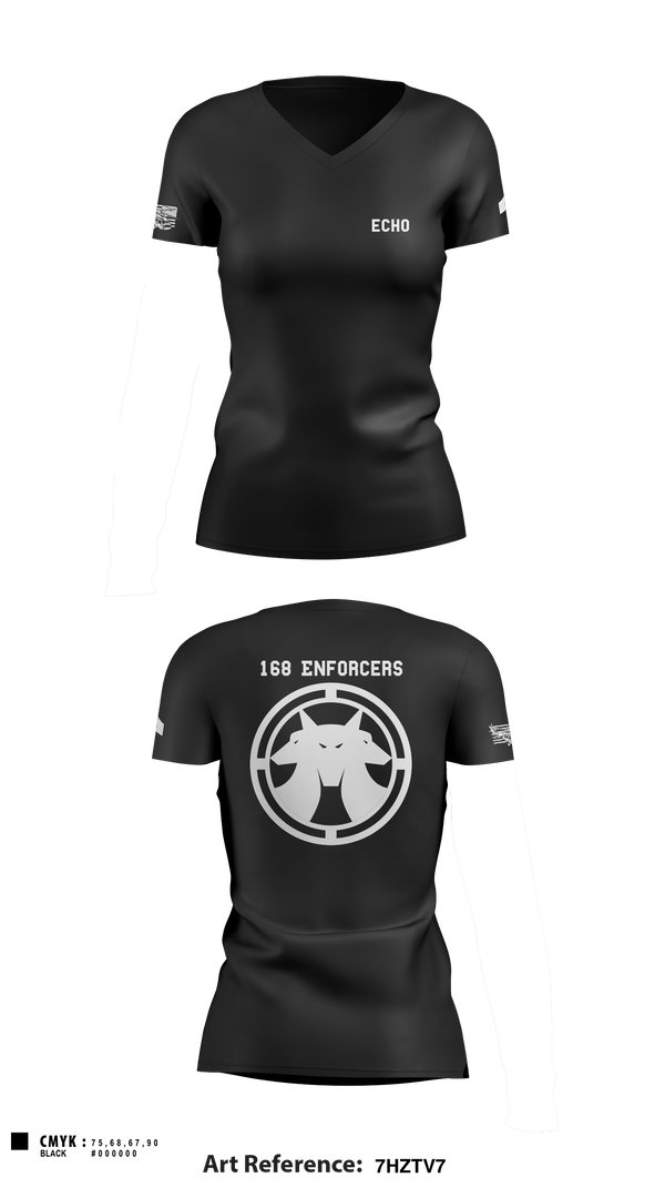Women's Short Sleeve Vneck Shirt, Echo Company, Army, Teamtime, Team time, sublimation, custom sports apparel, team uniforms, spirit wear, spiritwear, sports uniforms, custom shirts, team store, custom team store, fundraiser sports, apparel fundraiser