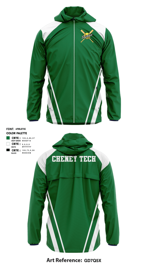 Windbreaker, Cheney Tech, Softball, Teamtime, Team time, sublimation, custom sports apparel, team uniforms, spirit wear, spiritwear, sports uniforms, custom shirts, team store, custom team store, fundraiser sports, apparel fundraiser