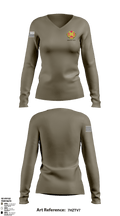 USAG Fort Sill 33635328 Women's Long Sleeve V-neck Shirt - 50