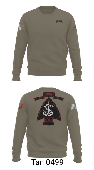 Crew Neck Sweatshirt, , Army, Teamtime, Team time, sublimation, custom sports apparel, team uniforms, spirit wear, spiritwear, sports uniforms, custom shirts, team store, custom team store, fundraiser sports, apparel fundraiser