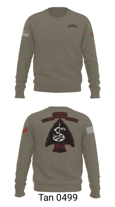 1/503 Snipers 39758046 Crew Neck Sweatshirt - 11