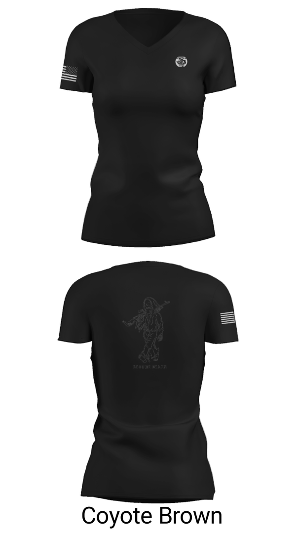 Women's Short Sleeve Vneck Shirt, , Marines, Teamtime, Team time, sublimation, custom sports apparel, team uniforms, spirit wear, spiritwear, sports uniforms, custom shirts, team store, custom team store, fundraiser sports, apparel fundraiser