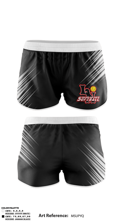 Laguna Niguel Girl's Softball 72248611 Track Shorts - 1