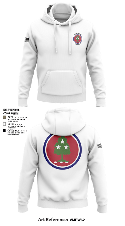 30th Troop Command 1256975 Hoodie - 2