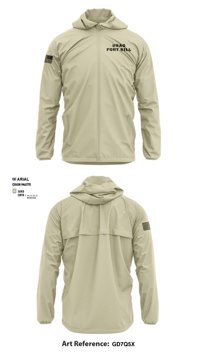 USAG Fort Sill 33635328 Windbreaker - 1