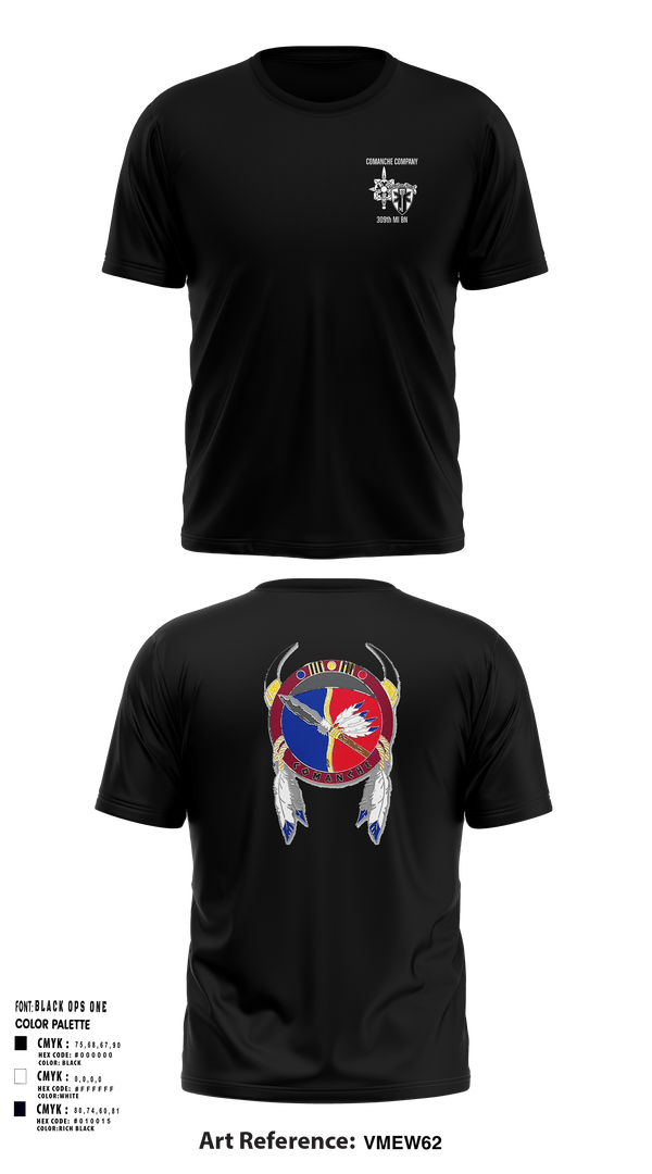 Short Sleeve Performance Shirt, Comanche, 309th MI BN, , Teamtime, Team time, sublimation, custom sports apparel, team uniforms, spirit wear, spiritwear, sports uniforms, custom shirts, team store, custom team store, fundraiser sports, apparel fundraiser