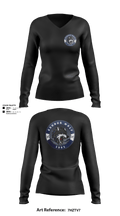 Exodus_wolf1991 44662947 Women's Long Sleeve V-neck Shirt - 1