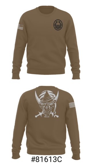Crew Neck Sweatshirt, , Army, Teamtime, Team time, sublimation, custom sports apparel, team uniforms, spirit wear, spiritwear, sports uniforms, custom shirts, team store, custom team store, fundraiser sports, apparel fundraiser