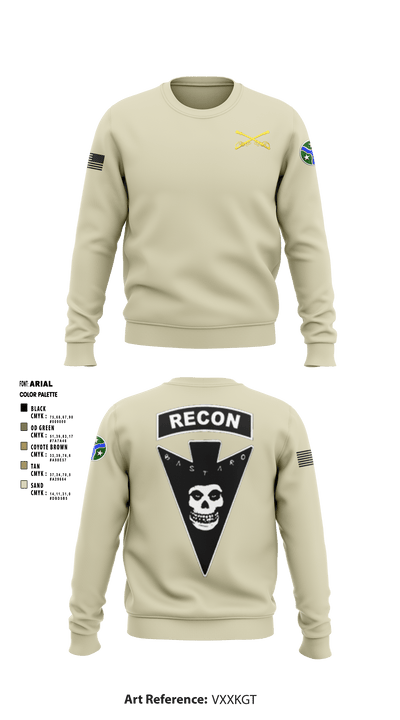 3/278 Armored Calvary Regiment 57774458 Crew Neck Sweatshirt - 6