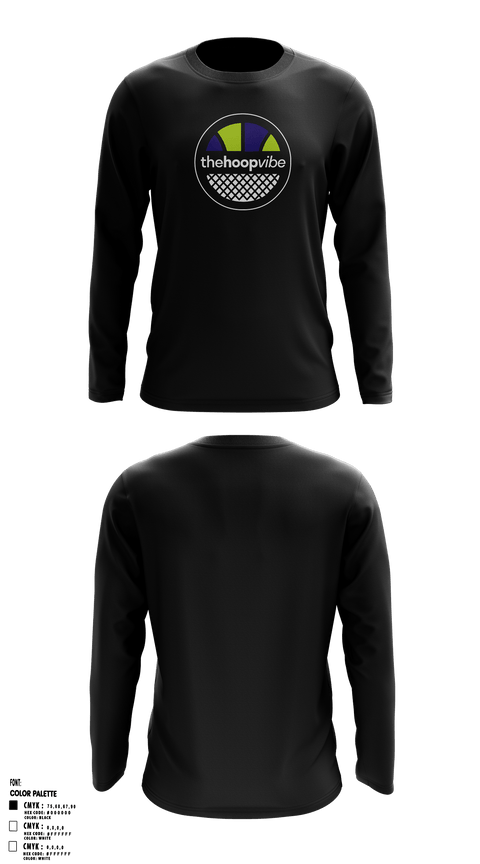 Long Sleeve Performance Shirt, The Hoop Vibe, Men's Basketball, Teamtime, Team time, sublimation, custom sports apparel, team uniforms, spirit wear, spiritwear, sports uniforms, custom shirts, team store, custom team store, fundraiser sports, apparel fundraiser
