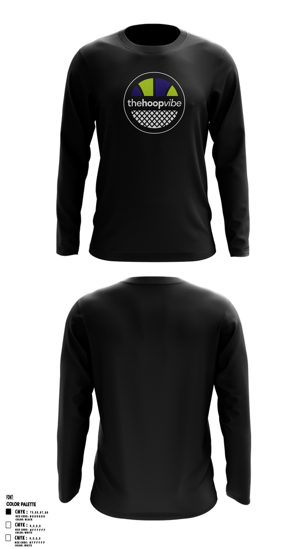 Long Sleeve Performance Shirt, The Hoop Vibe, Men's Basketball, Teamtime, Team time, sublimation, custom sports apparel, team uniforms, spirit wear, spiritwear, sports uniforms, custom shirts, team store, custom team store, fundraiser sports, apparel fundraiser