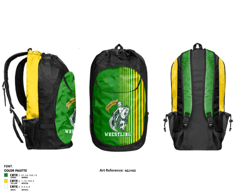 Gear Bag, Muskegon Catholic Central High School Wrestling, Wrestling, Teamtime, Team time, sublimation, custom sports apparel, team uniforms, spirit wear, spiritwear, sports uniforms, custom shirts, team store, custom team store, fundraiser sports, apparel fundraiser