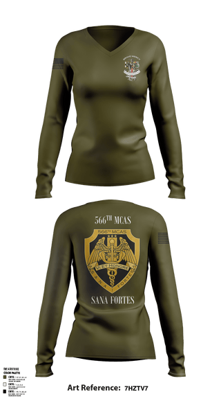 Women's Long Sleeve Vneck Shirt, , Army, Teamtime, Team time, sublimation, custom sports apparel, team uniforms, spirit wear, spiritwear, sports uniforms, custom shirts, team store, custom team store, fundraiser sports, apparel fundraiser
