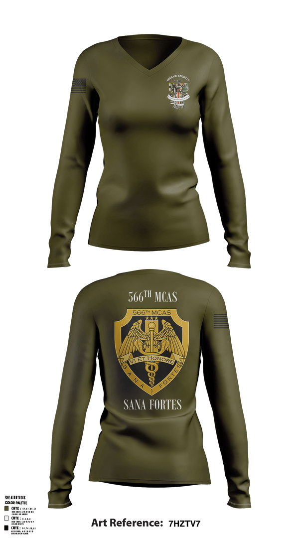 Women's Long Sleeve Vneck Shirt, , Army, Teamtime, Team time, sublimation, custom sports apparel, team uniforms, spirit wear, spiritwear, sports uniforms, custom shirts, team store, custom team store, fundraiser sports, apparel fundraiser