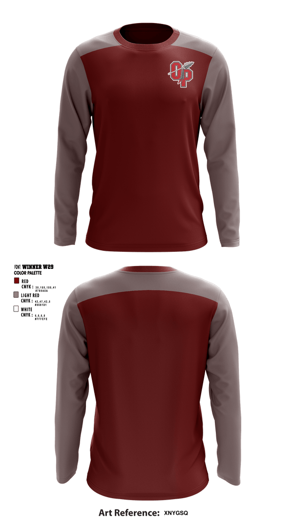 Long Sleeve Performance Shirt, Orangeburg Preparatory School, Spirit Store, Teamtime, Team time, sublimation, custom sports apparel, team uniforms, spirit wear, spiritwear, sports uniforms, custom shirts, team store, custom team store, fundraiser sports, apparel fundraiser