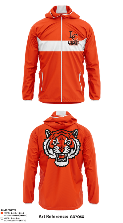 Liberty Center Middle School 17702525 Windbreaker - 1