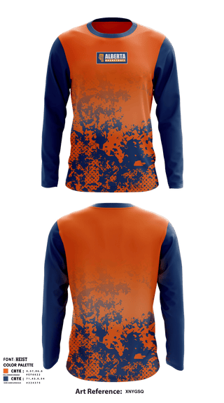 Long Sleeve Shooting Shirt, Alberta Basketball Association, Men's Basketball, Teamtime, Team time, sublimation, custom sports apparel, team uniforms, spirit wear, spiritwear, sports uniforms, custom shirts, team store, custom team store, fundraiser sports, apparel fundraiser