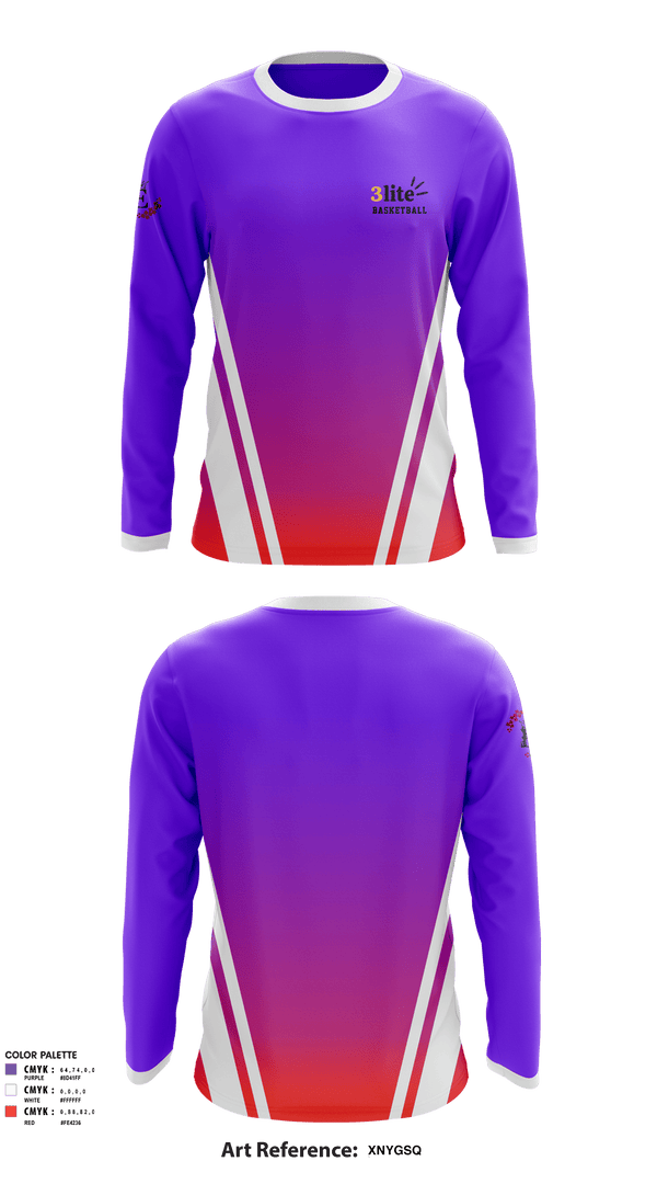 Long Sleeve Performance Shirt, Menace, Men's Basketball, Teamtime, Team time, sublimation, custom sports apparel, team uniforms, spirit wear, spiritwear, sports uniforms, custom shirts, team store, custom team store, fundraiser sports, apparel fundraiser