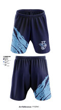 Jefferson Senior High School Bowling 7186554 Athletic Shorts With Pockets - 1