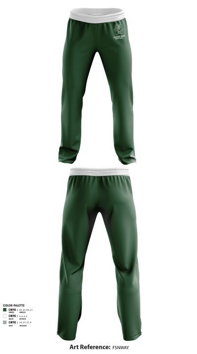 Jackson-Reed High School Basketball 57308217 Sweatpants - 1