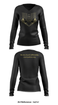Courtyard Chuch 37286717 Women's Long Sleeve V-neck Shirt - 35